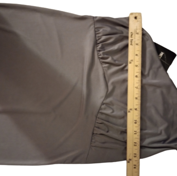 NWT Pretty Little Thing Steele Blue Woman's US Size 8 Midi Dress - Picture 4 of 6